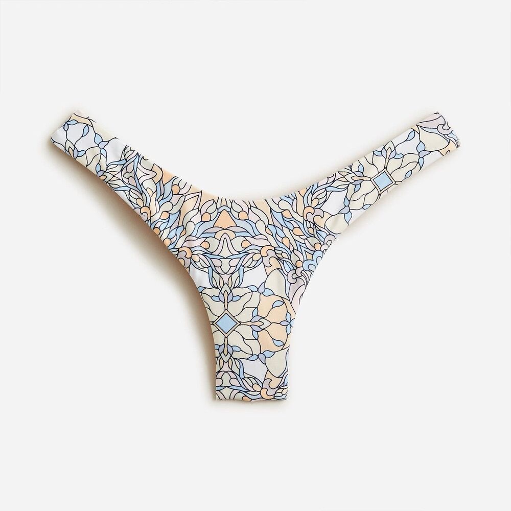 J. Crew Bikini Bottom Active Curved Waist Cheeky Kaleidoscope 2X NWT